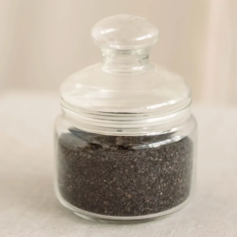 Обезжиренные семена чёрного кунжута (жмых)