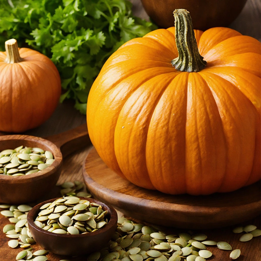 Тыква и семечки