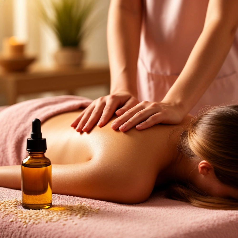 Масло кунжута в ящике с хлебом