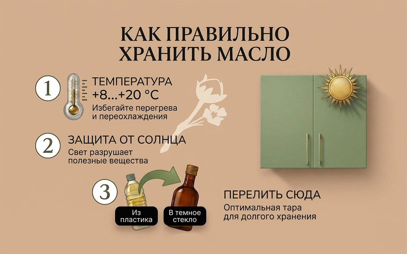 Как хранить масло